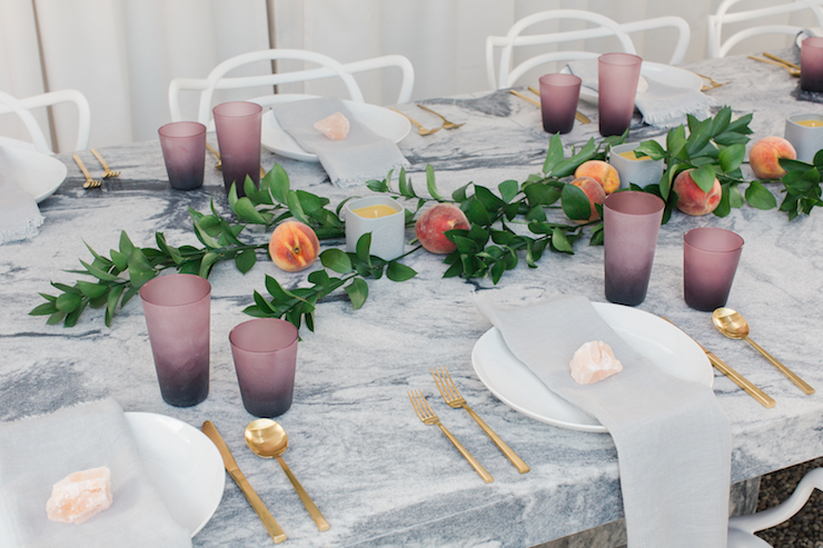Sarah Walker-The Curated House-Backyard Makeover-table-settings